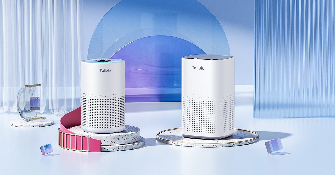 亚马逊跨境产品渲染投影仪/吸尘器/空气净化器野营风扇（图ZNDAzNjA0NzQ0） - 产品 - 站酷设计师_飞鱼绘原创素材 - 站酷ZCOOL