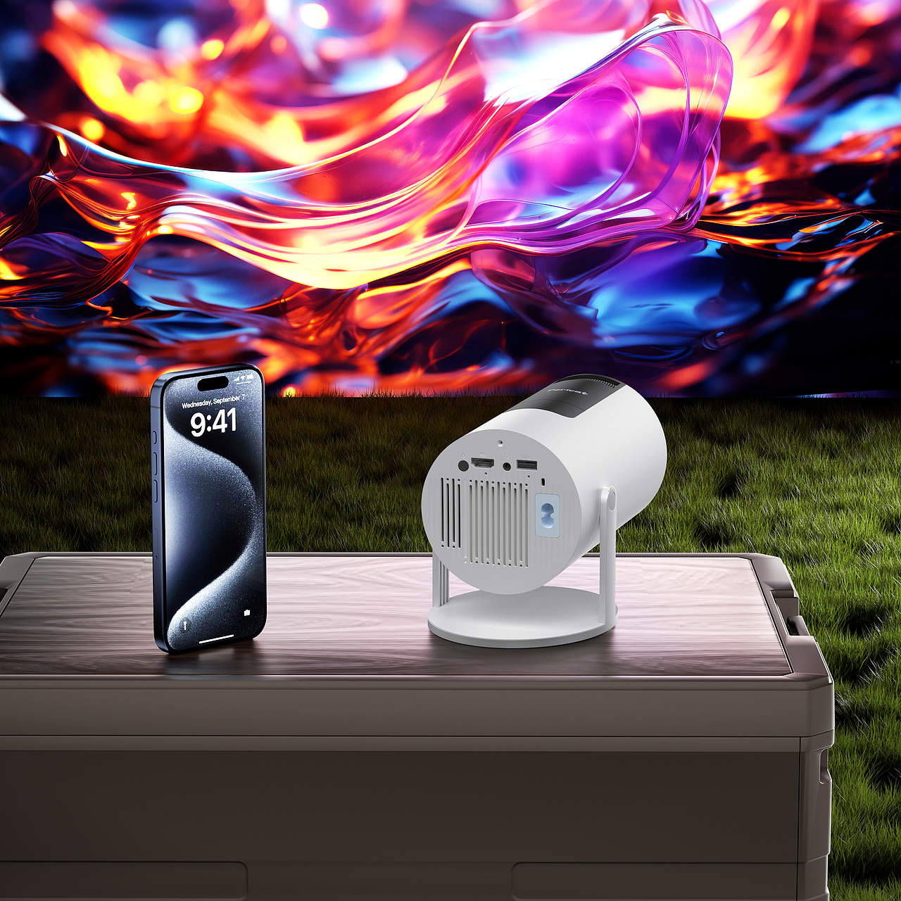 亚马逊跨境产品渲染投影仪/吸尘器/空气净化器野营风扇（图ZNDAzNjA0NjU2） - 产品 - 站酷设计师_飞鱼绘原创素材 - 站酷ZCOOL