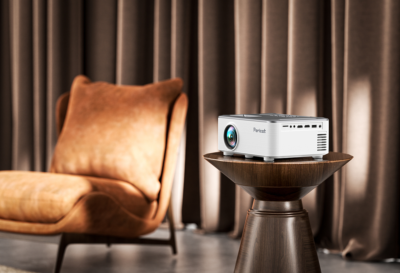 亚马逊跨境产品渲染投影仪/吸尘器/空气净化器野营风扇（图ZNDAzNjA0NzI4） - 产品 - 站酷设计师_飞鱼绘原创素材 - 站酷ZCOOL