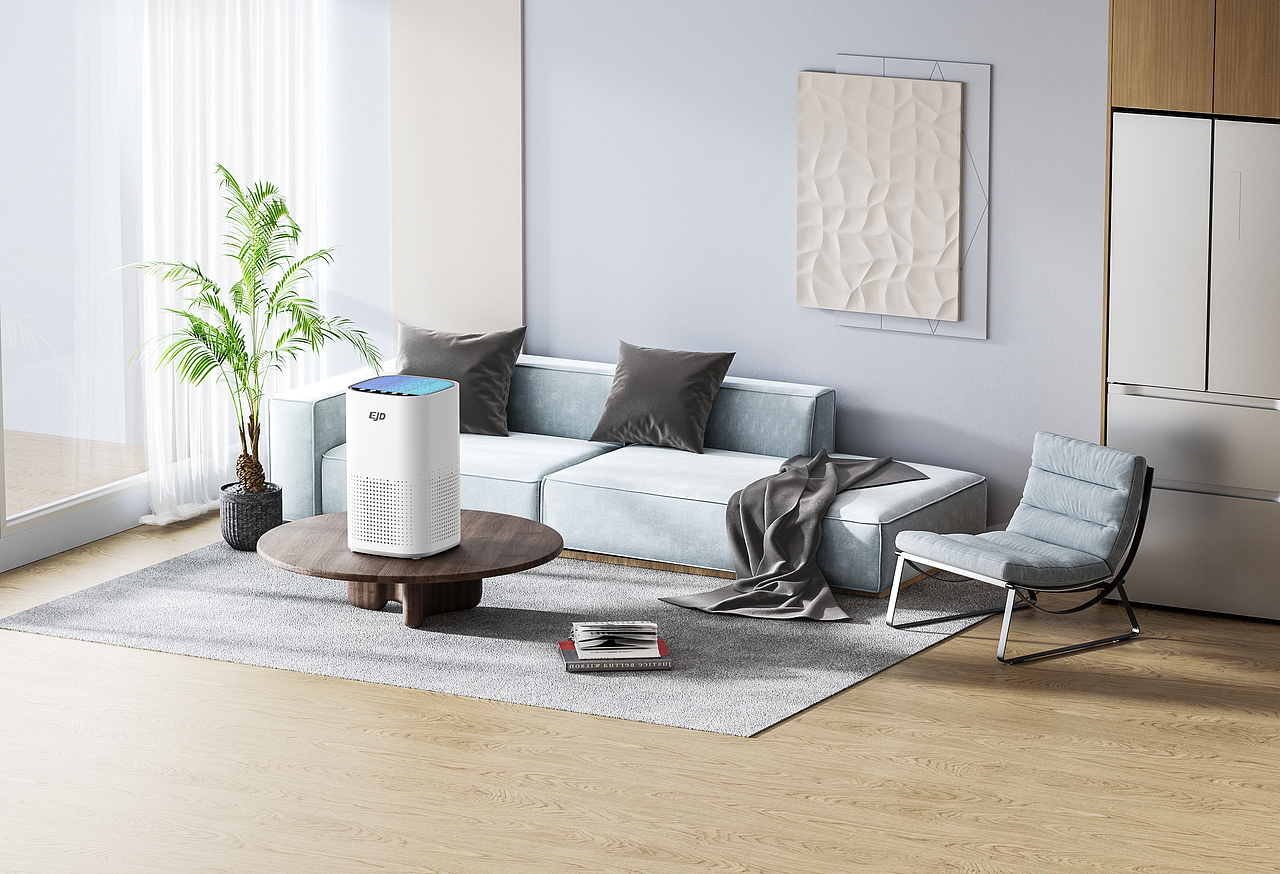 亚马逊跨境产品渲染投影仪/吸尘器/空气净化器野营风扇（图ZNDAzNjA0NzQw） - 产品 - 站酷设计师_飞鱼绘原创素材 - 站酷ZCOOL