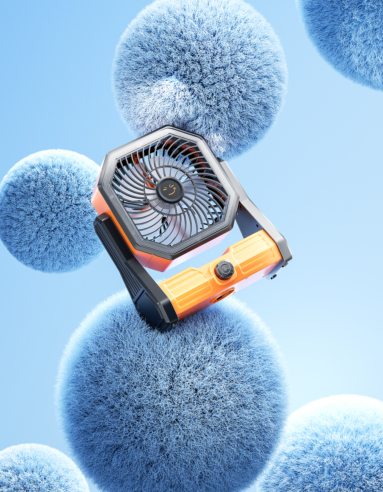 亚马逊跨境产品渲染投影仪/吸尘器/空气净化器野营风扇（图ZNDAzNjA0ODQ0） - 产品 - 站酷设计师_飞鱼绘原创素材 - 站酷ZCOOL