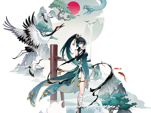 国风二次元 日式二次元立绘