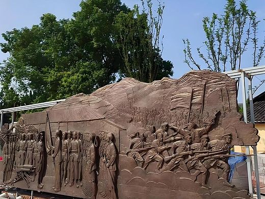 革命会师纪念公园浮雕设计