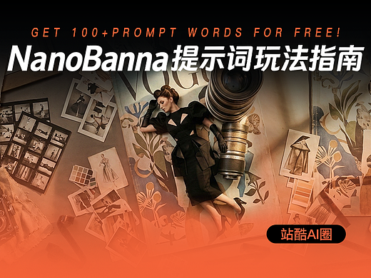 Nano Banana 2 提示詞玩法指南 ：100+提示詞免費(fèi)領(lǐng)！小白也能高質(zhì)量出片?。▊€人主頁-ZMTcwNzUyMA==） - 多領(lǐng)域 - 站酷設(shè)計師站酷AI圈原創(chuàng)素材 - 站酷ZCOOL