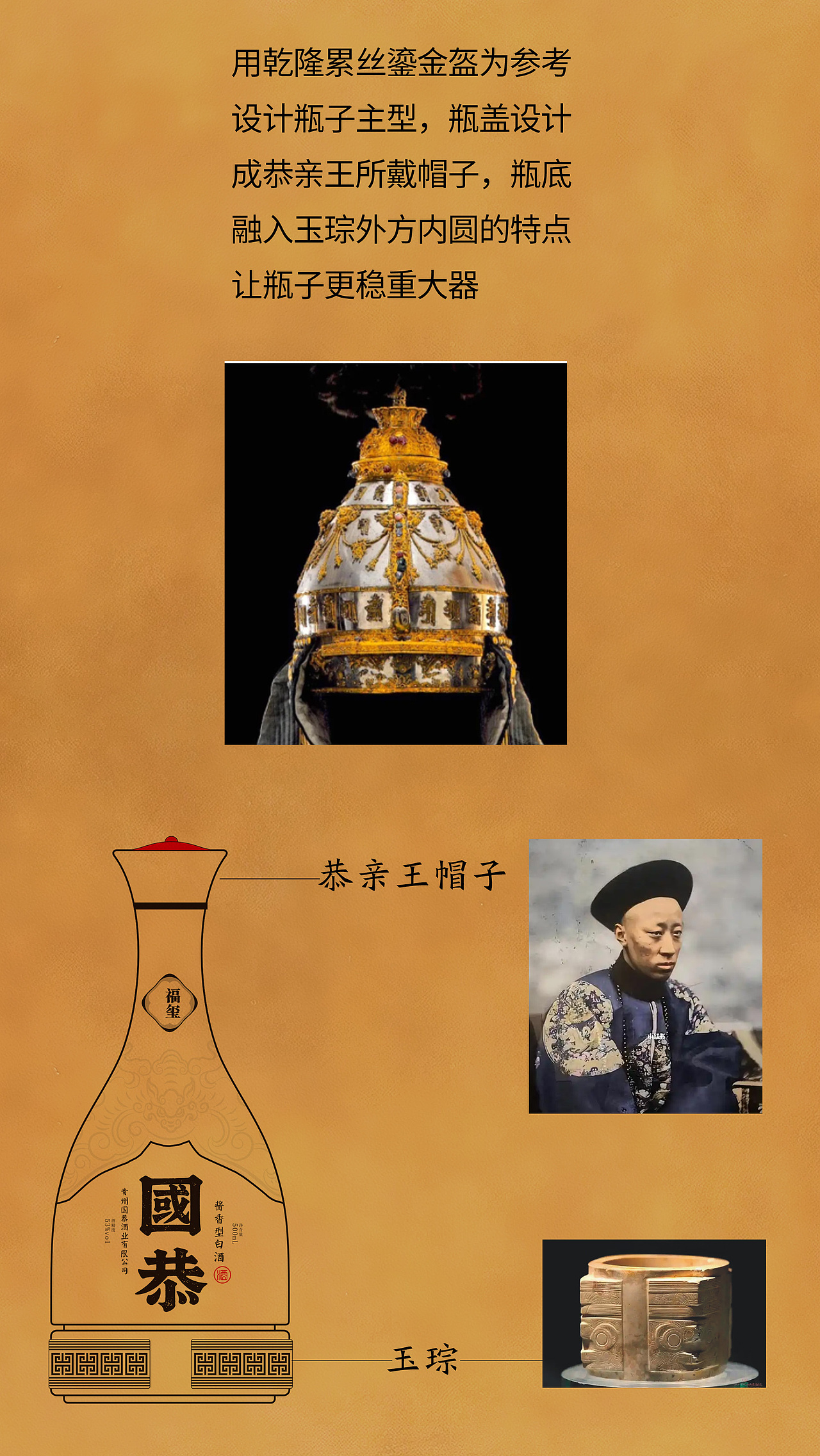 国恭（恭王府）白酒包装设计（图ZNDAzNjQwMDky） - 包装 - 站酷设计师布凡包装设计原创素材 - 站酷ZCOOL