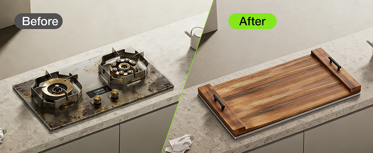 亚马逊炉灶盖板图片设计（图ZNDAzNjQwMjky） - 品牌 - 站酷设计师天才小猪原创素材 - 站酷ZCOOL