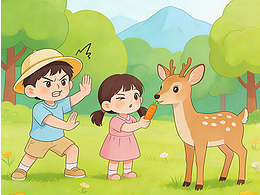 手绘风节日插画海报5