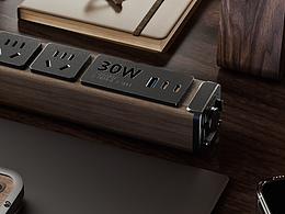 产品渲染-德木PDU插排(四)