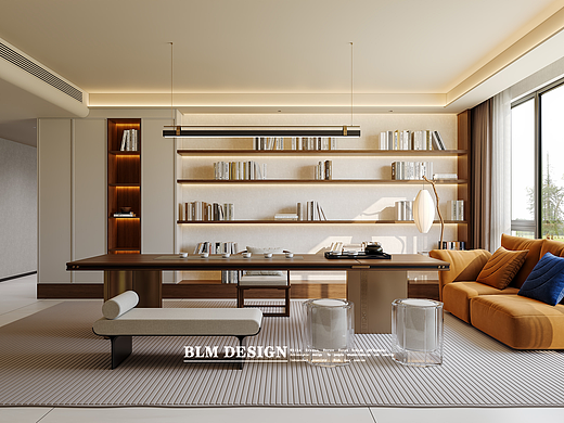 新中式混搭风格效果图