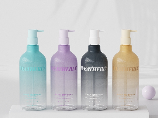 500ml洗护瓶|包装设计|渐变|包材