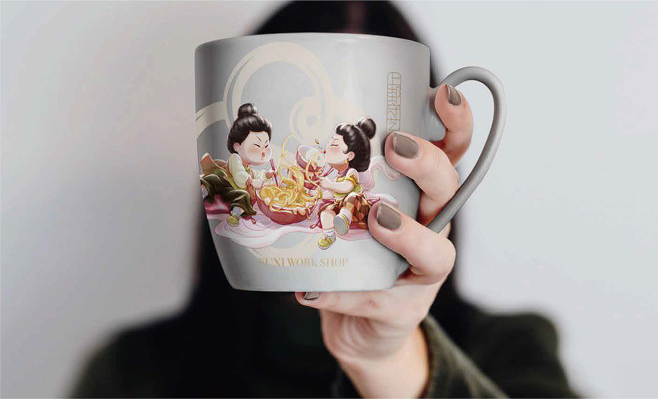 伏羲工坊｜国潮快餐IP设计（图ZNDAzNjQ0ODI0） - 商业插画 - 站酷设计师小帽子lst原创素材 - 站酷ZCOOL