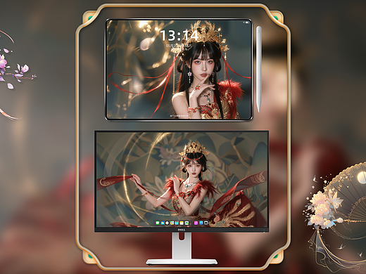 辰灌森 | 宫廷舞姬系列写真壁纸（二）-0069