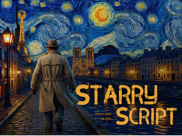 AIGC｜Starry Script海明威 × 梵高 × LV 跨時空敘事