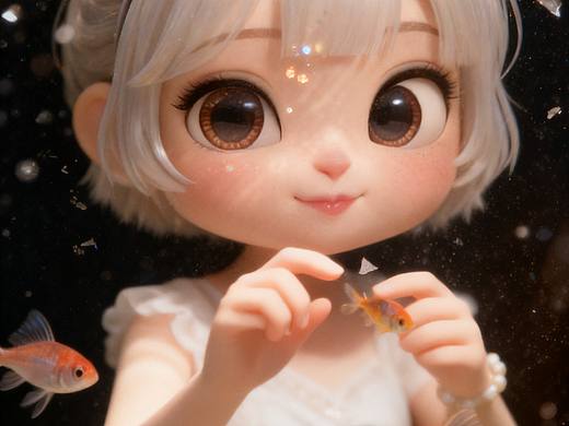 《海边奇遇记》（AI原创奇幻治愈短篇动画）