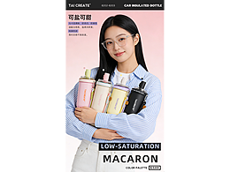 8202-8203不锈钢陶瓷保温杯