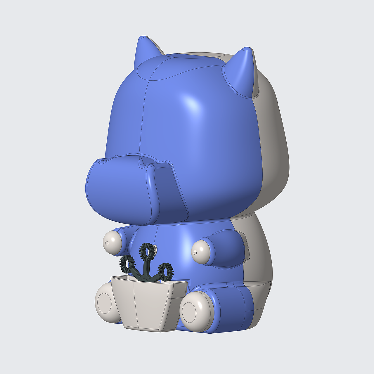 儿童泡泡机玩具 | 产品建模 | 结构设计（图ZNDAzNjYwNjE2） - 玩具 - 站酷设计师XINC新城原创素材 - 站酷ZCOOL