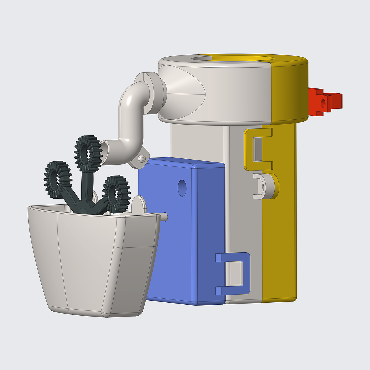 儿童泡泡机玩具 | 产品建模 | 结构设计（图ZNDAzNjYyNDU2） - 玩具 - 站酷设计师XINC新城原创素材 - 站酷ZCOOL