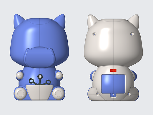 儿童泡泡机玩具 | 产品建模 | 结构设计