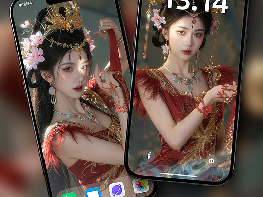 辰灌森 | 宫廷舞姬系列写真壁纸（三）-0070