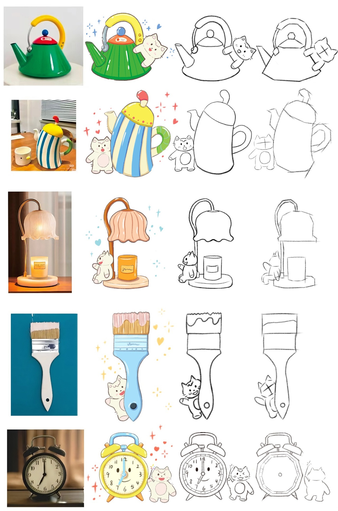 生活小物品有趣插画（图ZNDAzNjY0NjE2） - 商业插画 - 站酷设计师画画的CC呀原创素材 - 站酷ZCOOL