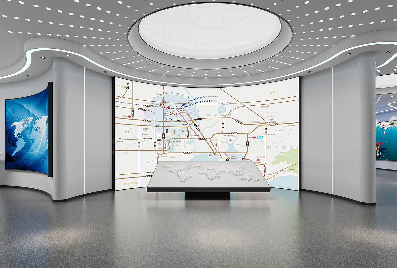 让参观者于漫步间，预见科技赋能的全新未来。（图ZNDAzNjY3NzM2） - 商业空间设计 - 站酷设计师苏子叶susu原创素材 - 站酷ZCOOL