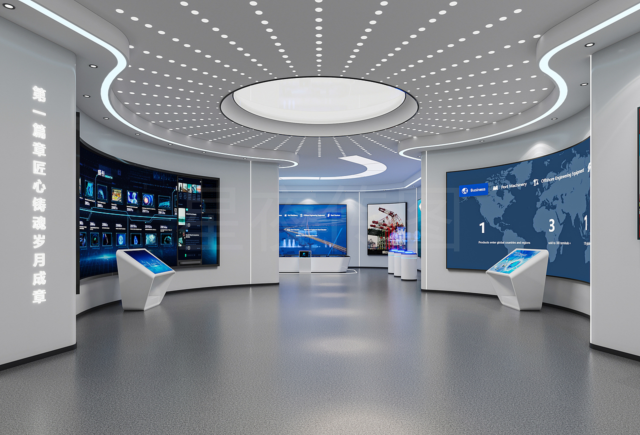 让参观者于漫步间，预见科技赋能的全新未来。（图ZNDAzNjY3NzQw） - 商业空间设计 - 站酷设计师苏子叶susu原创素材 - 站酷ZCOOL