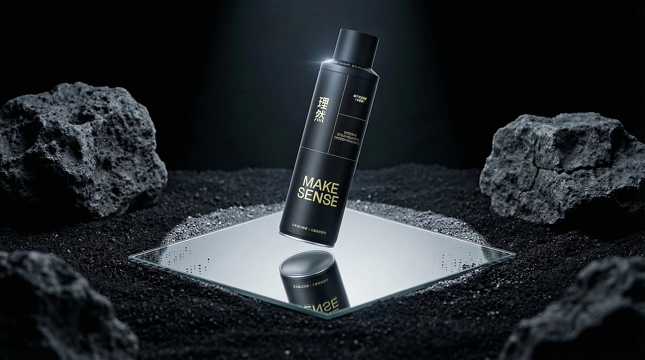 AIGC赋能——“理然”定型喷雾（图ZNDAzNjcxMzA0） - 海报 - 站酷设计师lintesi原创素材 - 站酷ZCOOL