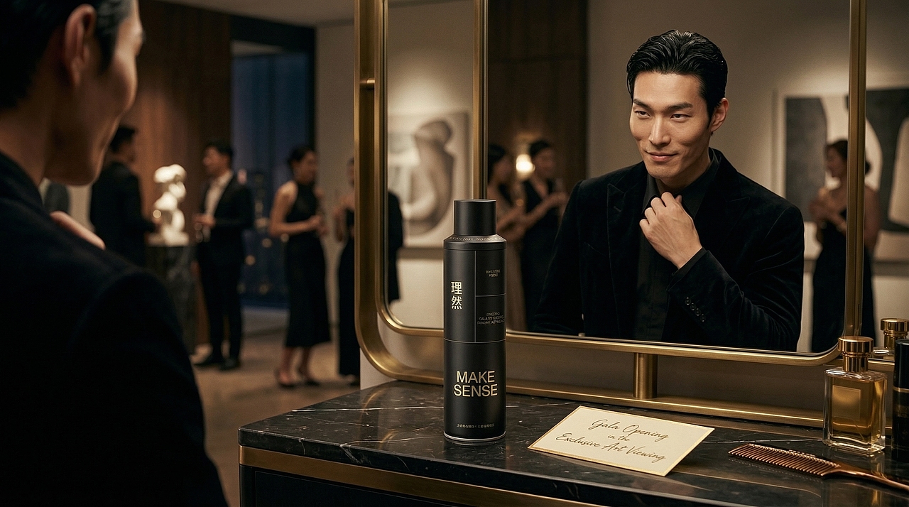 AIGC赋能——“理然”定型喷雾（图ZNDAzNjcxMzI4） - 海报 - 站酷设计师lintesi原创素材 - 站酷ZCOOL