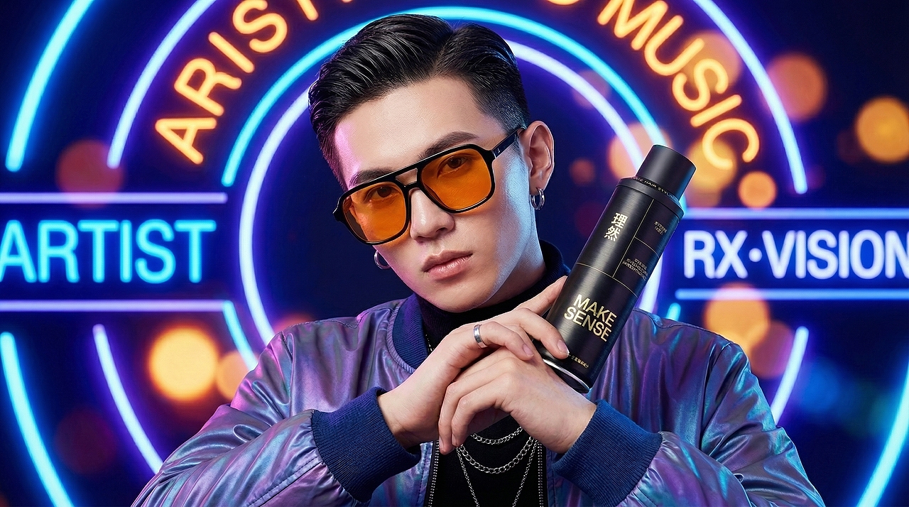 AIGC赋能——“理然”定型喷雾（图ZNDAzNjcxMzE2） - 海报 - 站酷设计师lintesi原创素材 - 站酷ZCOOL