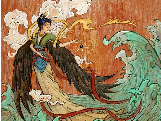 精卫衔石填沧海