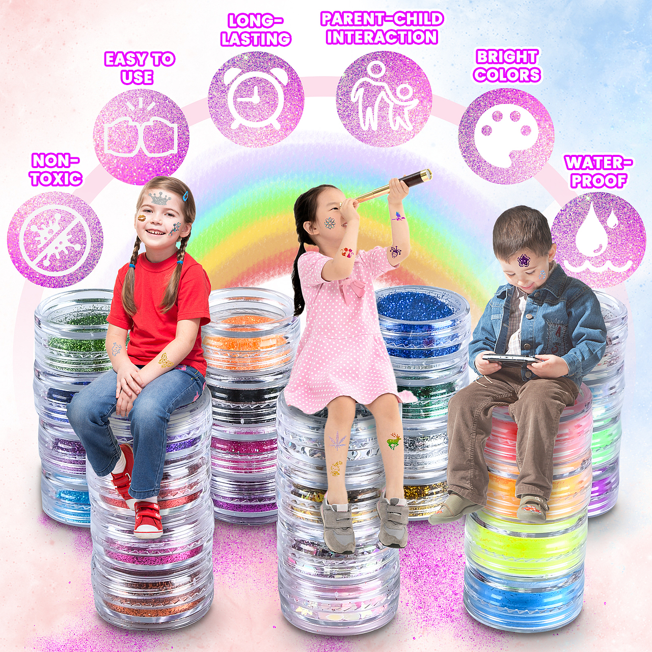 闪粉纹身贴套装（主图）（图ZNDAzNjc1MDQ0） - 玩具 - 站酷设计师卡卡匹诺曹原创素材 - 站酷ZCOOL