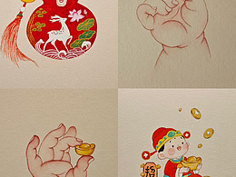 今年的写写画画就到这里啦~马年大吉~