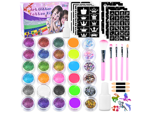 闪粉纹身贴套装（主图）