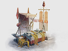 放两张以前画的背景图