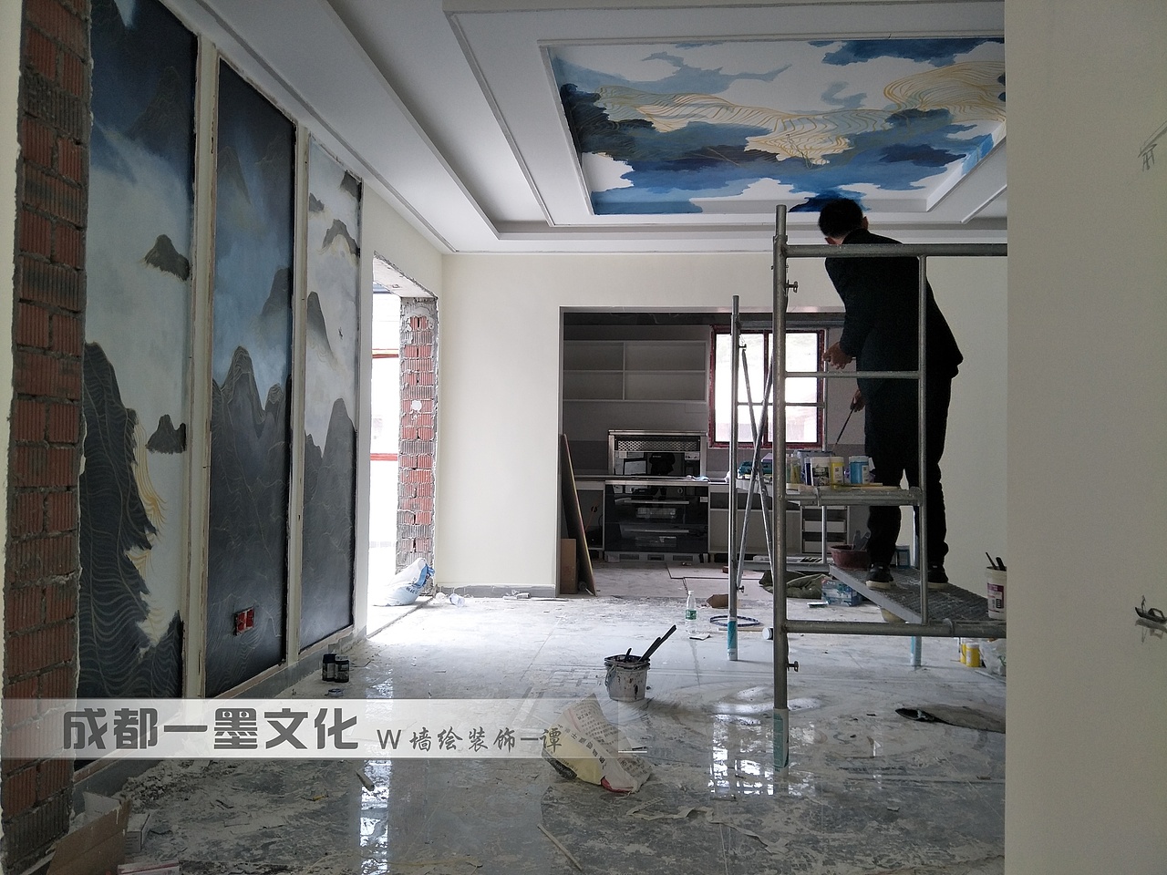 社区美化 社区墙绘 社区文化墙 抽象壁画 成都墙绘（图ZNDAzNjg2NzQ4） - 绘画 - 站酷设计师新农村墙绘原创素材 - 站酷ZCOOL