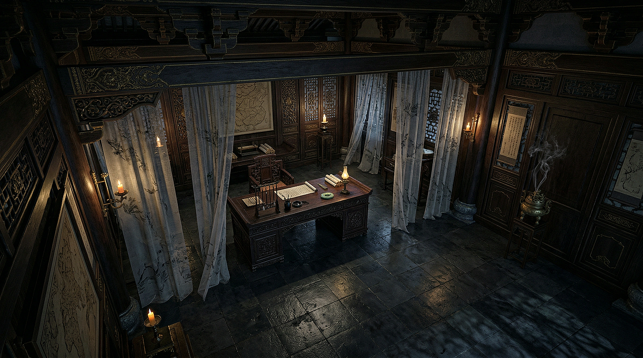 《阙影谋局》（图ZNDAzNjg5NTg4） - AI作品 - 站酷设计师翘翘日志原创素材 - 站酷ZCOOL