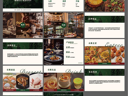 给开餐饮的朋友设计的PPT