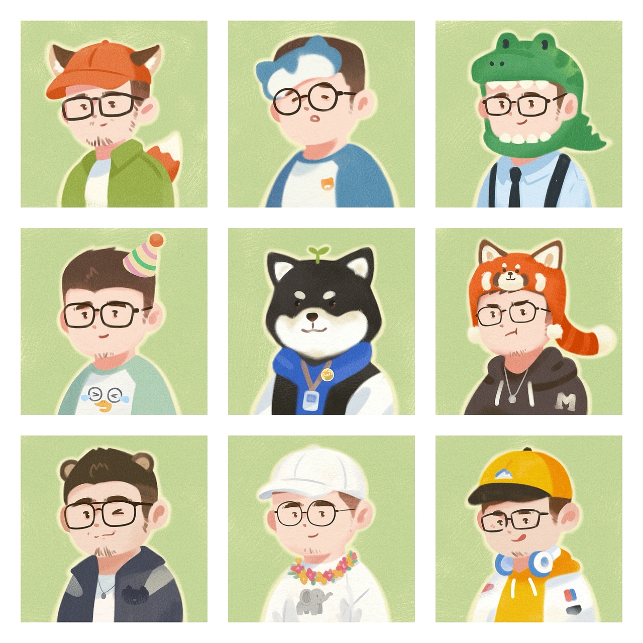 彩铅风格插画｜2025作品集（图ZNDAzNjkwODMy） - 艺术插画 - 站酷设计师我只是颗仙人球原创素材 - 站酷ZCOOL