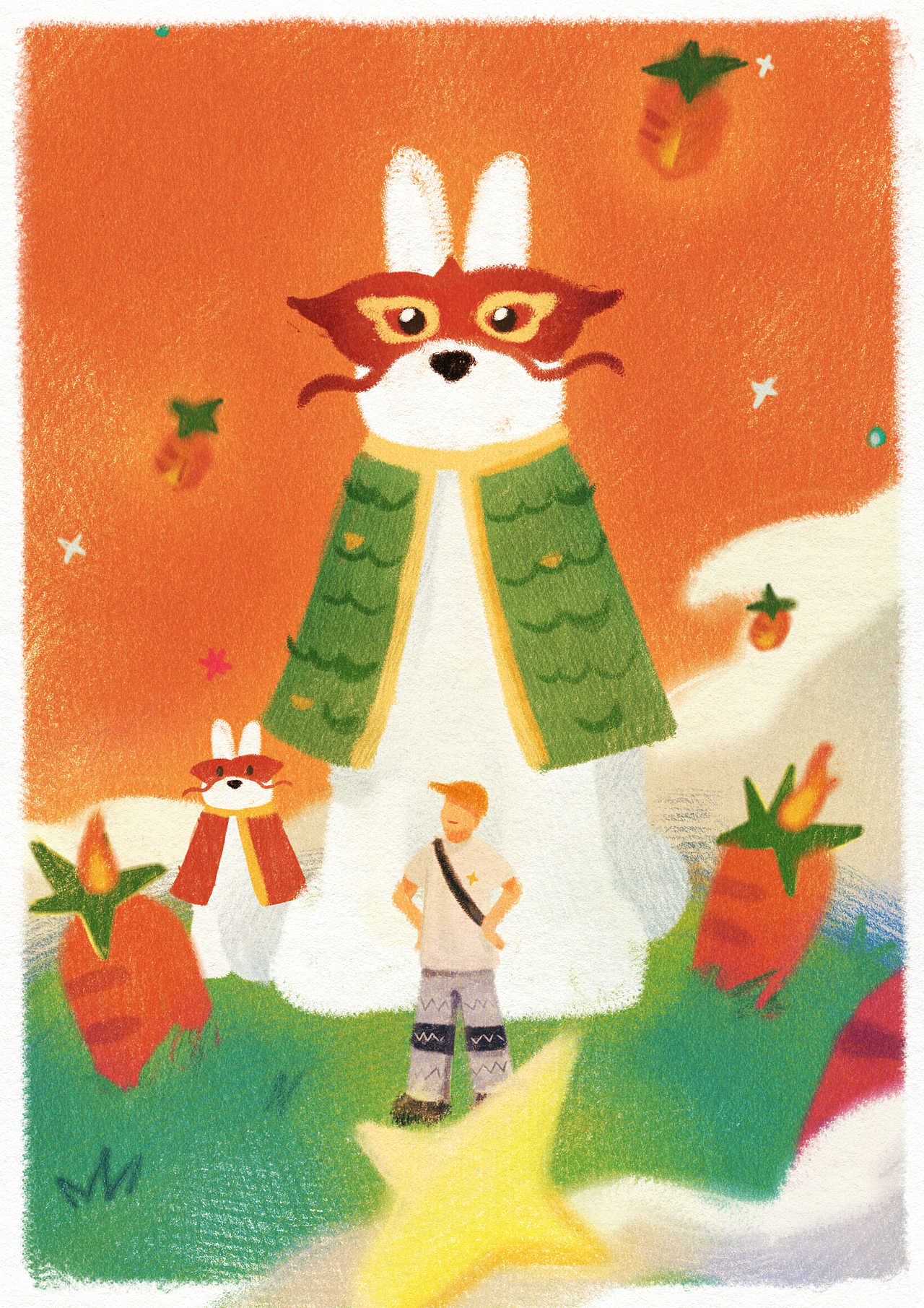 彩铅风格插画｜2025作品集（图ZNDAzNjkwODM2） - 艺术插画 - 站酷设计师我只是颗仙人球原创素材 - 站酷ZCOOL