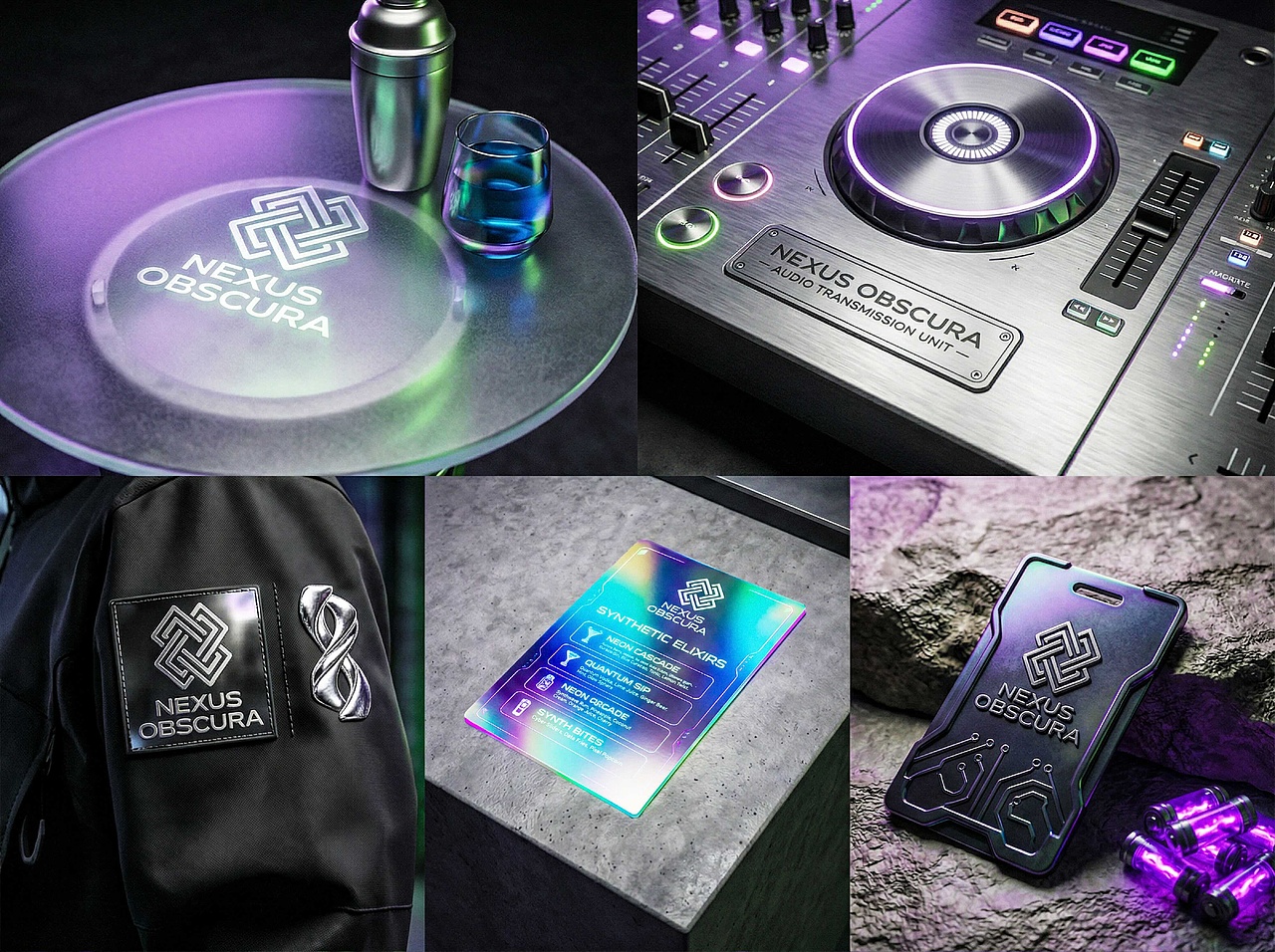 Up-Brands上游文创 | 打造一整家赛博夜店的SI系统（图ZNDAzNjkyODA4） - 酒店餐饮设计 - 站酷设计师上游文创品牌设计原创素材 - 站酷ZCOOL