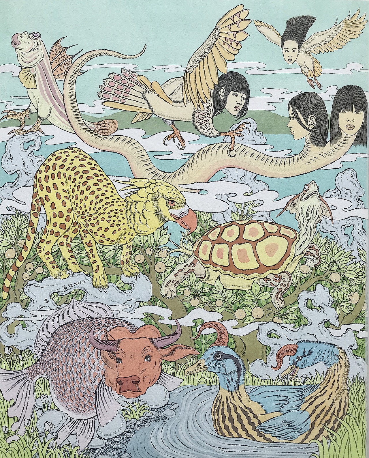 我的原创插画（图ZNDAzNjk0OTgw） - 艺术插画 - 站酷设计师潘斌Art原创素材 - 站酷ZCOOL