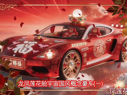 龙凤莲花舱宇宙的国风概念豪车，新作速递