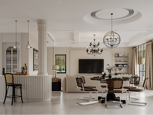 现代美式元素别墅