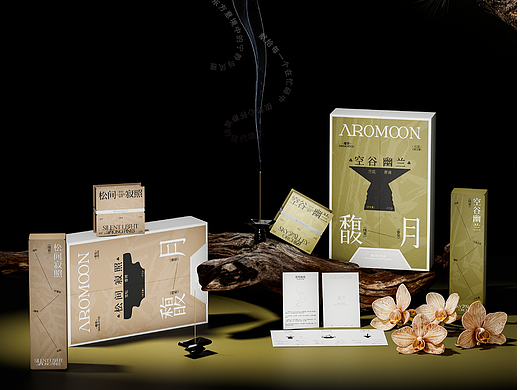 AROMOON馥月包装全案设计 | 线香包装 | 包装设计
