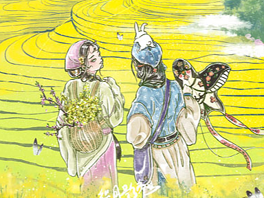 【绘画春日】上春山啦！