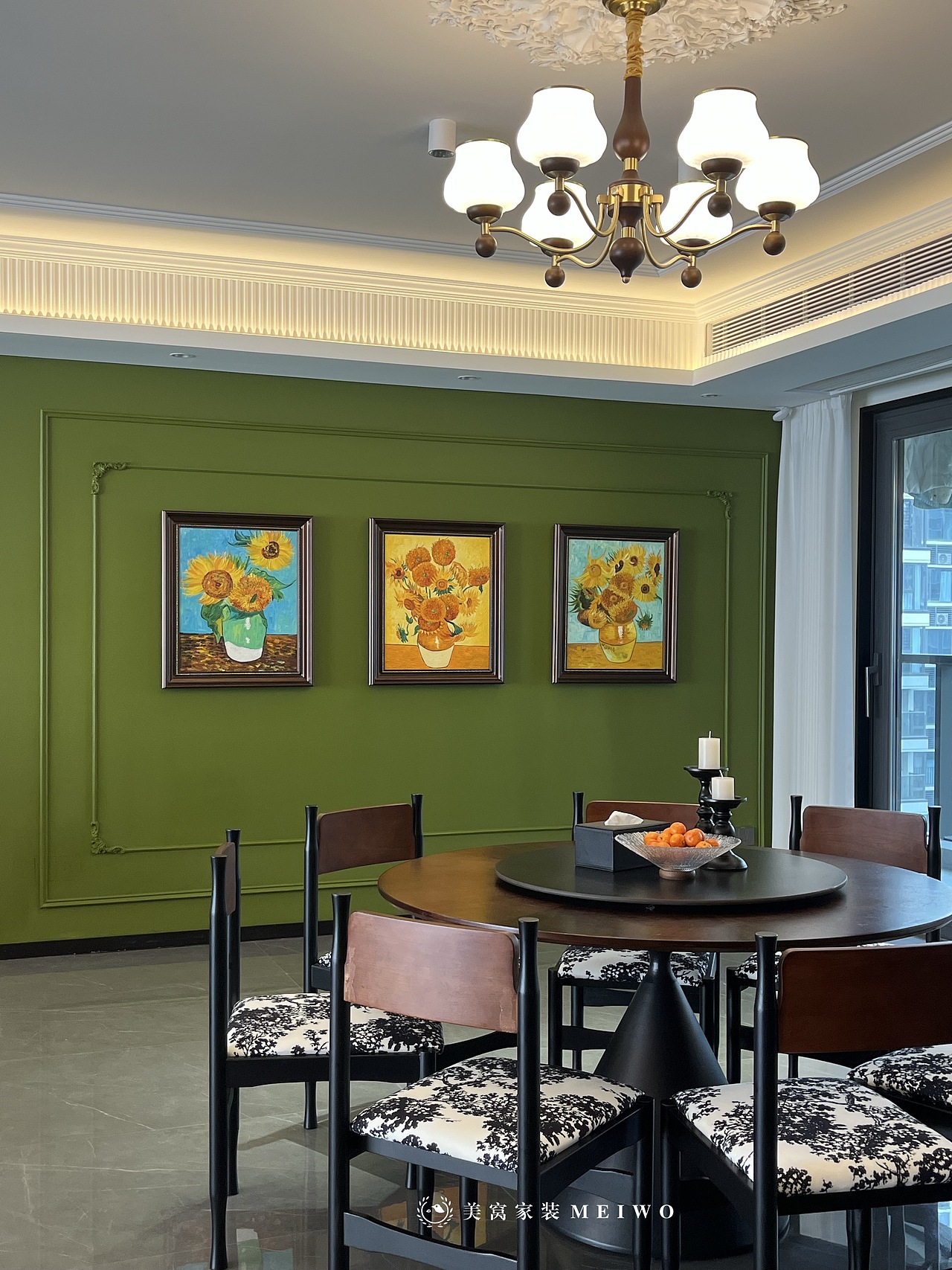 246平法式复古实景落地案例（图ZNDAzNzA0ODY4） - 家装设计 - 站酷设计师长沙美窝家装原创素材 - 站酷ZCOOL