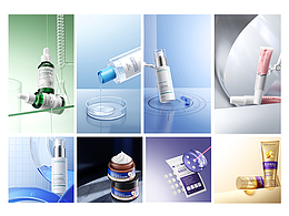 洗护用品建模渲染修图