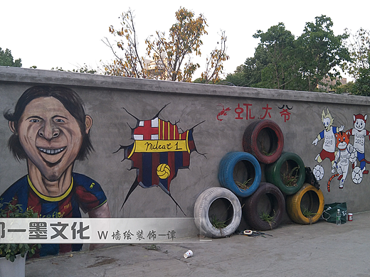 成都墙绘 KTV墙绘 酒吧墙绘 写实3d画 创意涂鸦