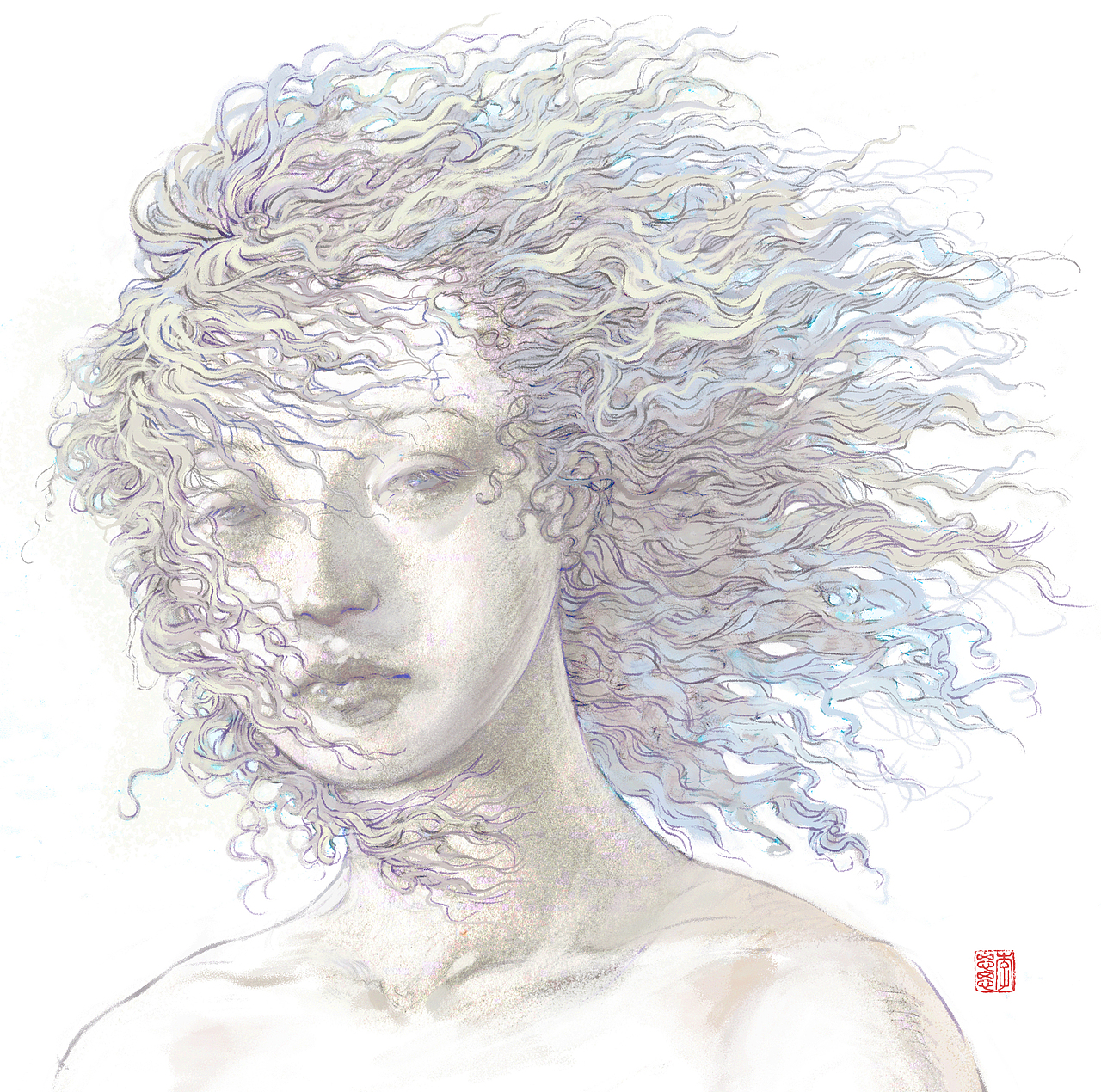 Spring早春（图ZNDAzNzEzMzk2） - 绘画 - 站酷设计师monotone_思原创素材 - 站酷ZCOOL