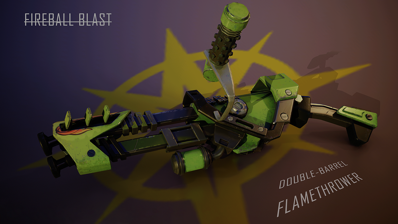 double-barrel flamethrowe（图ZNDAzNzE2OTY4） - 机械/交通 - 站酷设计师比奇堡iii原创素材 - 站酷ZCOOL